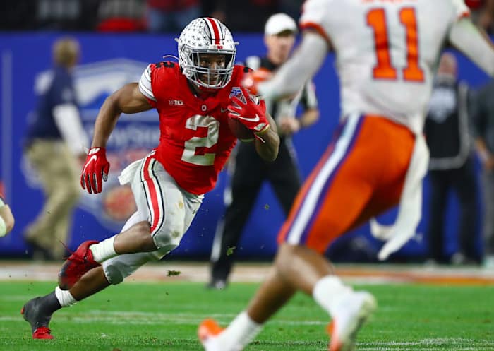 J.K. Dobbins adds more firepower to an already loaded Ravens running attack. 